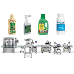 自動農薬液肥充填キャッピングラベリングライン