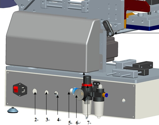 スパウトバッグ プラスチックバッグラベリングマシン 半自動 平面用