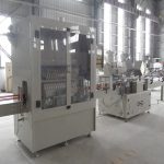 腐食性液体用自動アングルネックボトル充填キャッピングライン