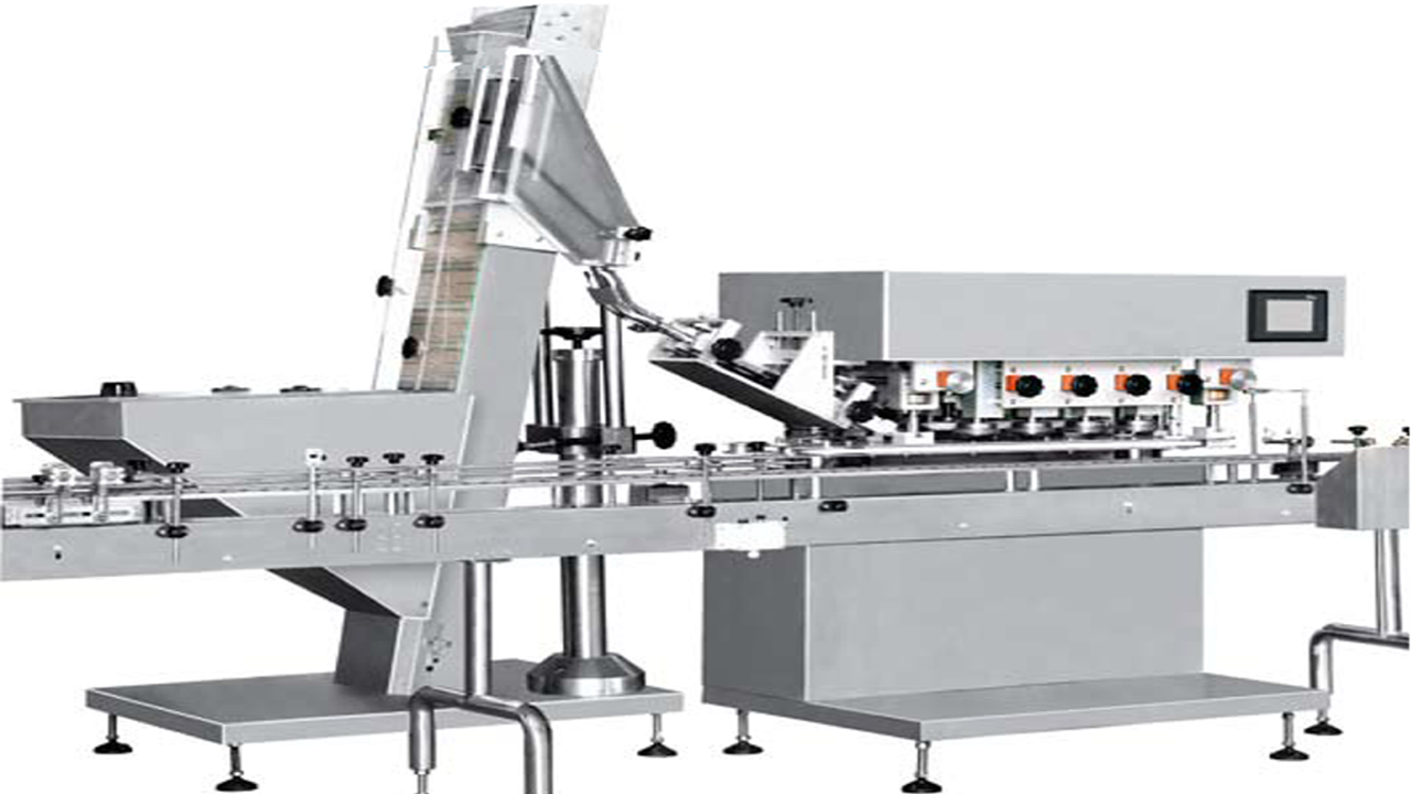 automatic linear capping machine for glass bottles 高速スクリューキャッピングマシン.png