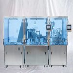 医薬品充填済み注射器組立充填キャッピング機