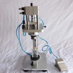 半自動空気圧式卓上香水ガラスボトル圧着機