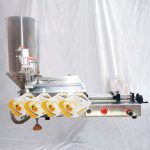 半自動空気圧スパウトポーチ既製バッグ充填機