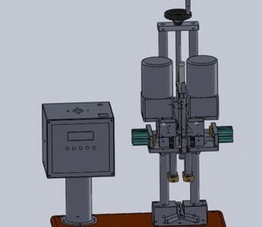 screw capping machine drawing テーブルトップスクリューキャッパー.jpg