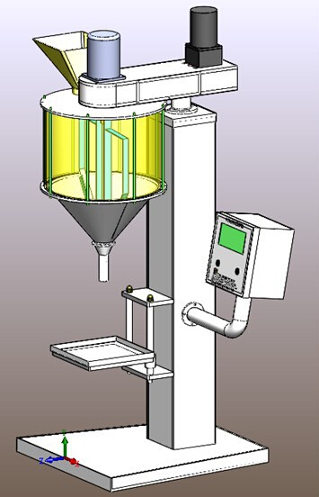 CAD illustration of powder filling machine フィラー用イラスト描画.jpg