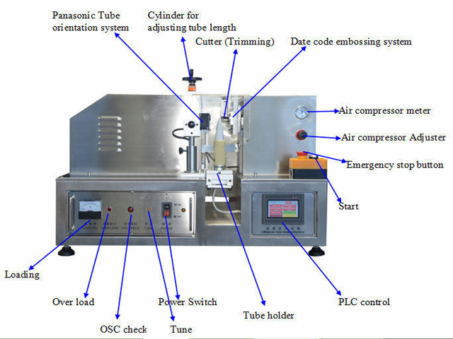 semi automatic sealing machines 超音波チューブシーラー